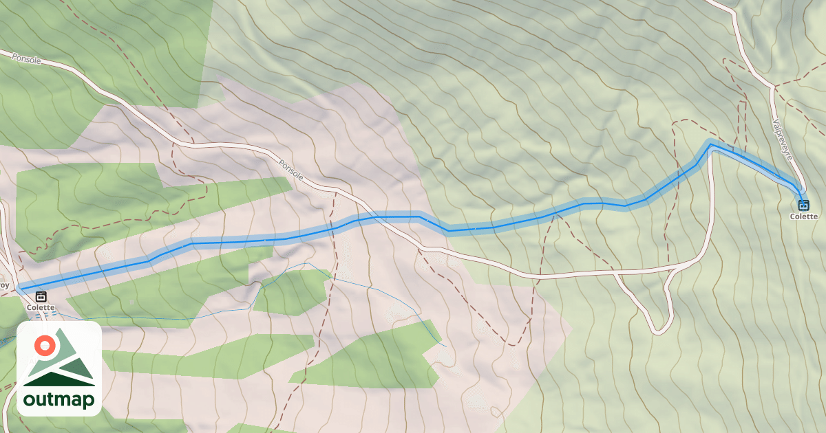 Map of La Colette