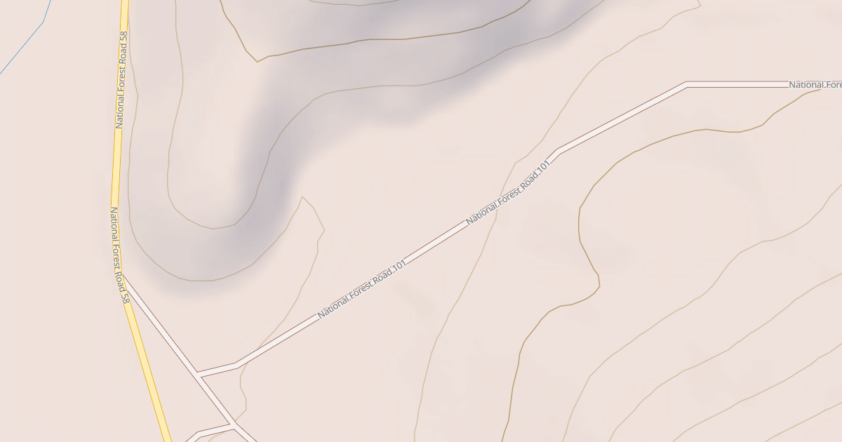 Map preview of USFS Motor Vehicle Use Map Roads {69DFE63A-BFCB-4335-BA23-312E30532FD0}