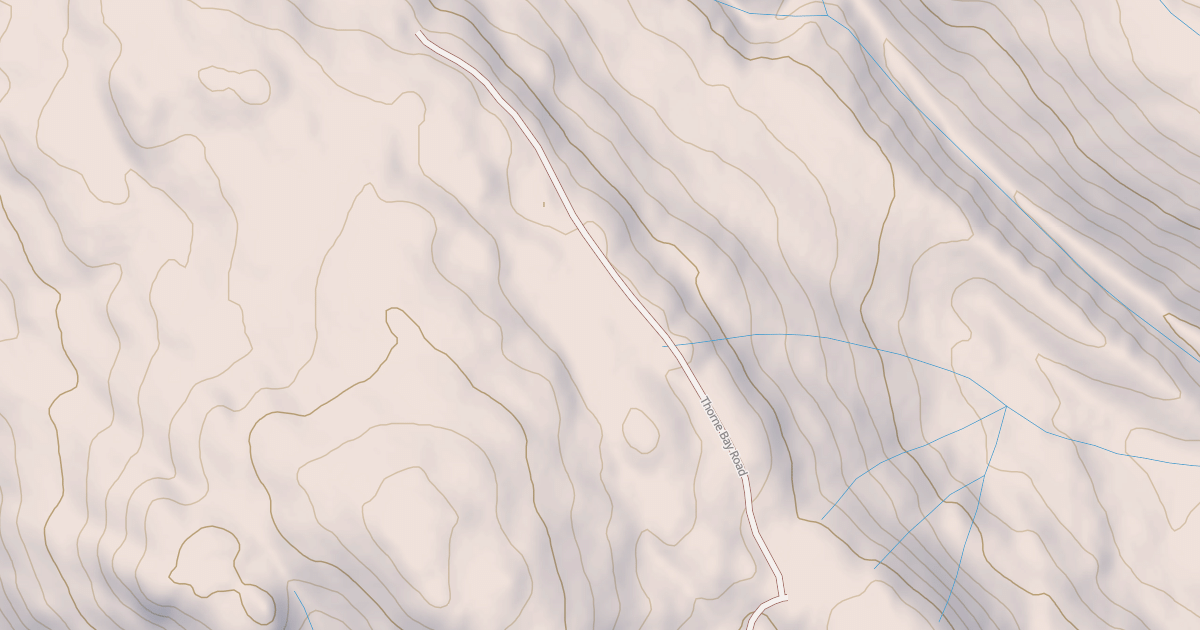 Map preview of THORNE BAY