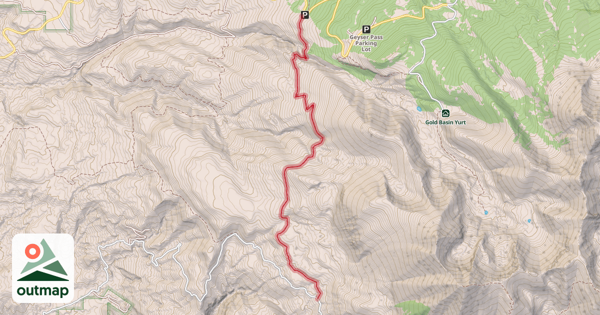 Map of Squaw Springs