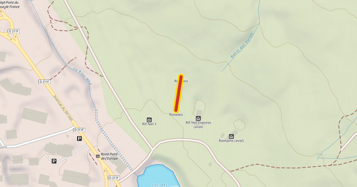 Map preview of Rousses