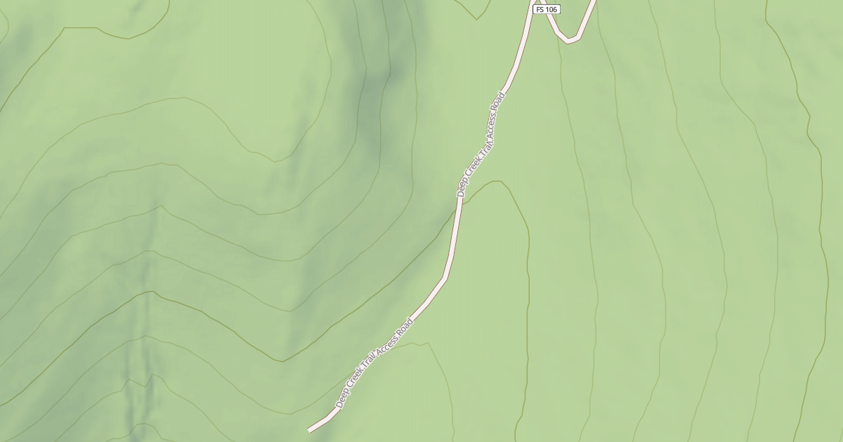 Map preview of DEEP CREEK TRAIL ACCESS