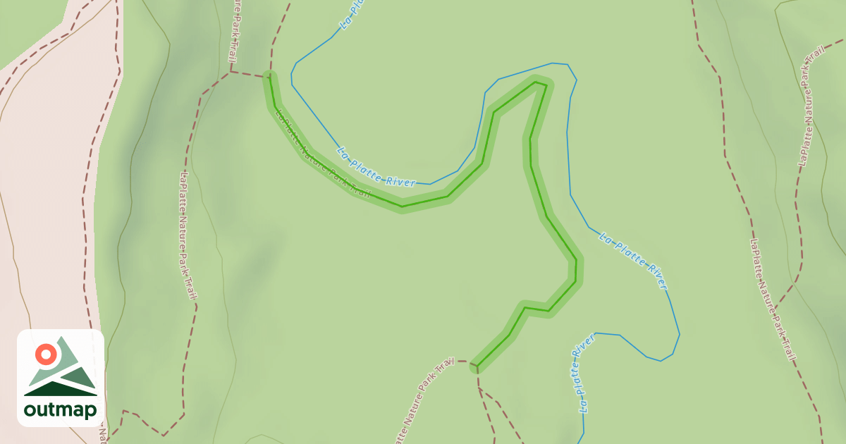 Map of LaPlatte Nature Park Trail
