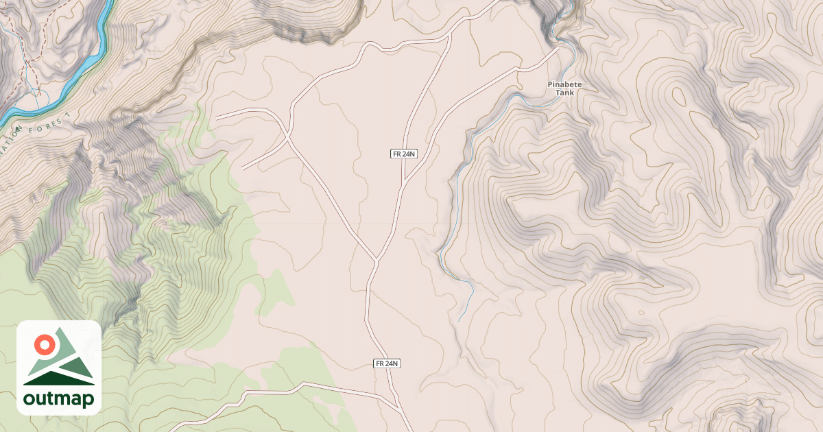Map of USFS National Forest System Roads {D76840F6-86F6-4331-8B6F-E31FEBE934A1}