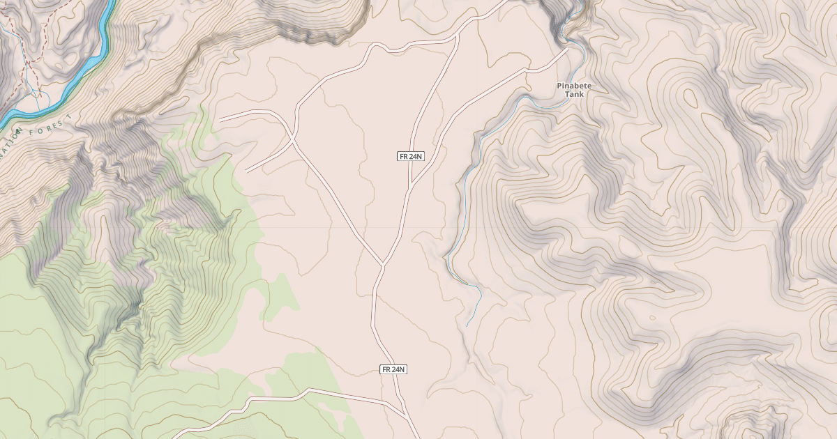 Map preview of USFS National Forest System Roads {D76840F6-86F6-4331-8B6F-E31FEBE934A1}