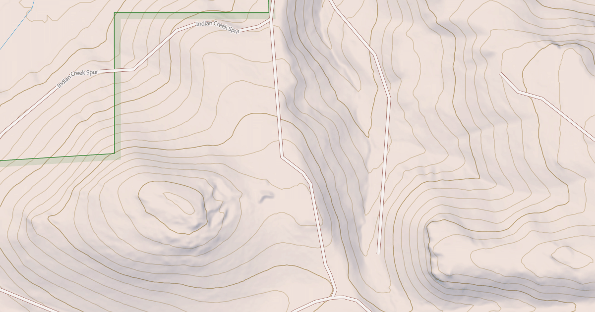 Map preview of USFS Motor Vehicle Use Map Roads {B8E0DA36-51B9-4977-B5B5-AD14F43EF38D}