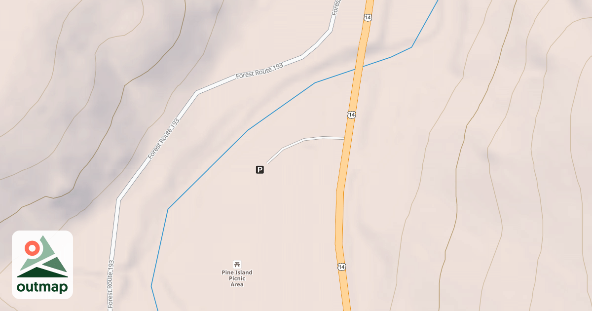 Map of PINE ISLAND P.G.