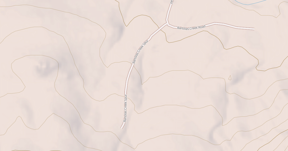 Map preview of BARTOLAS CREEK