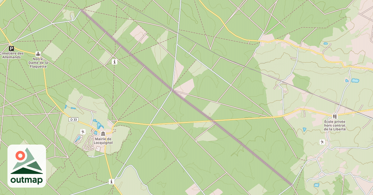 Map of Route du Pinson