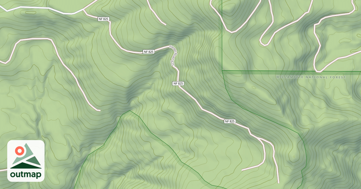 Map of BLOODY POINT RD