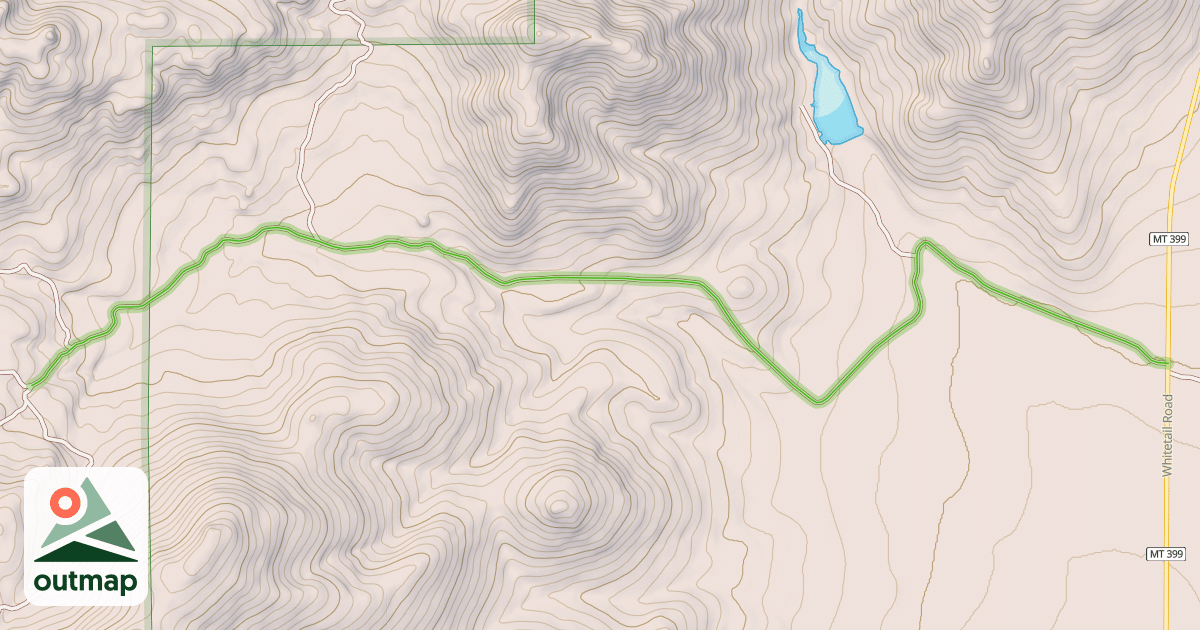 Map of Hay Canyon Road