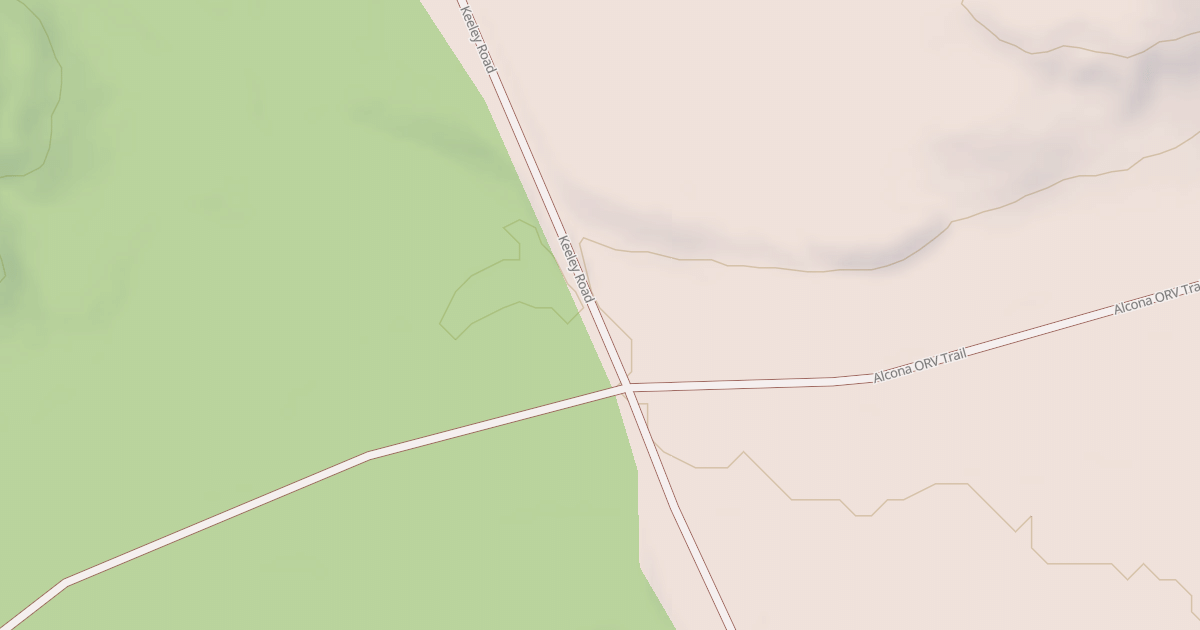 Map preview of ALCONA ATV TRAIL