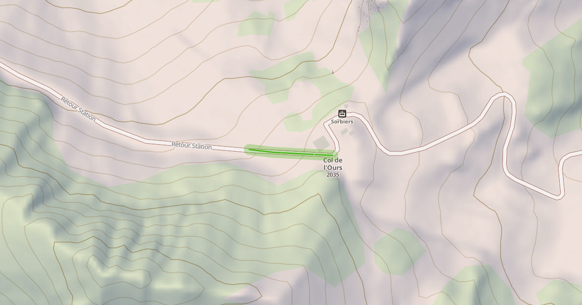 Map preview of Retour Station