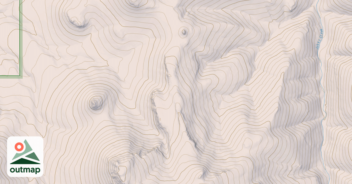 Map of JAKES CREEK SPUR B