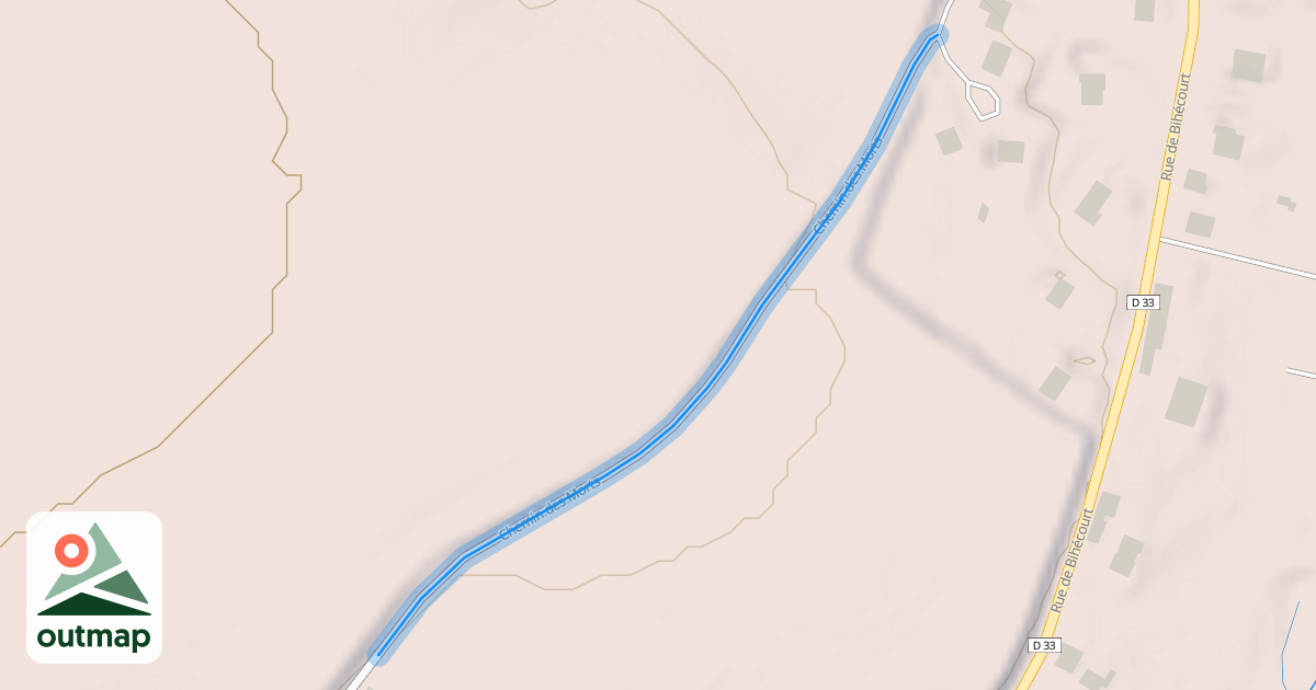 Map of Chemin des Morts