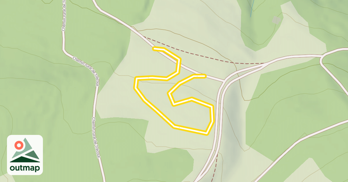 Map of Boucle de l'Epinguy