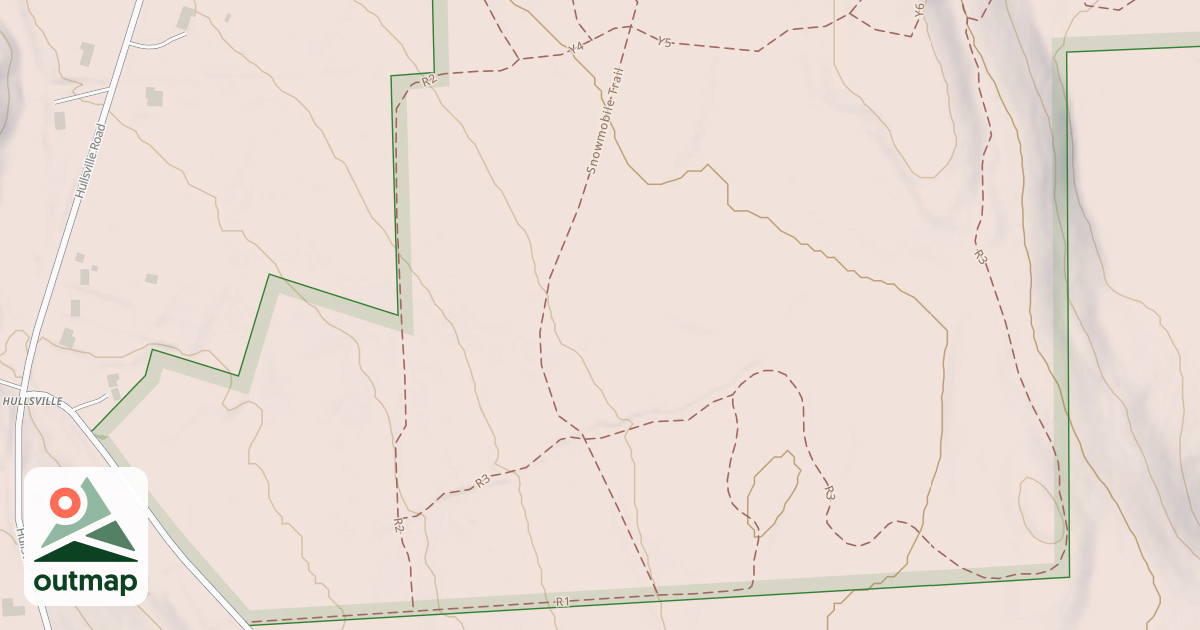 Map of Snowmobile Trail