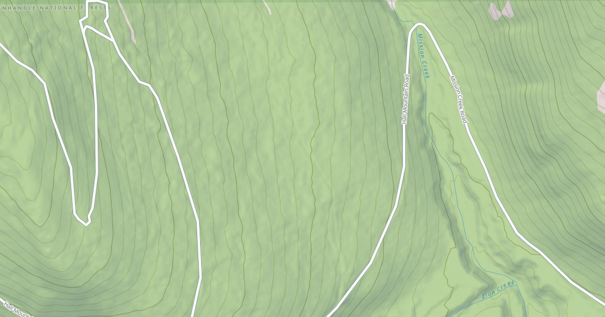 Map preview of HALL MOUNTAIN C