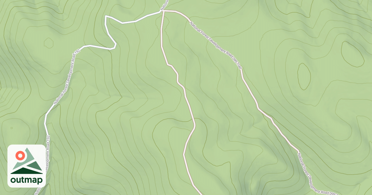 Map of SCOTT CANYON SPUR