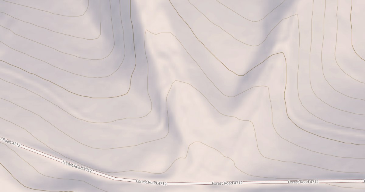 Map preview of USFS National Forest System Roads {937BAEF5-1C76-4D4C-B5AA-DAB4A930B901}