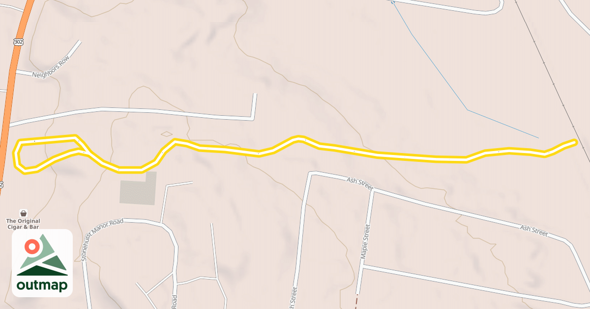 Map of Stonehurst Trail