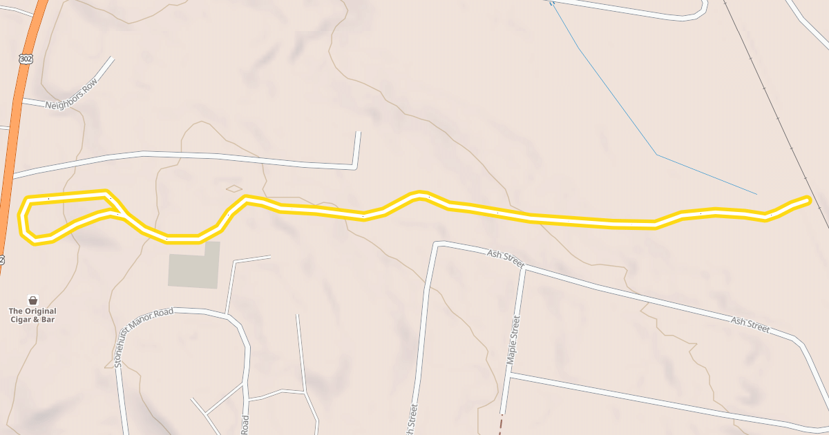 Map preview of Stonehurst Trail