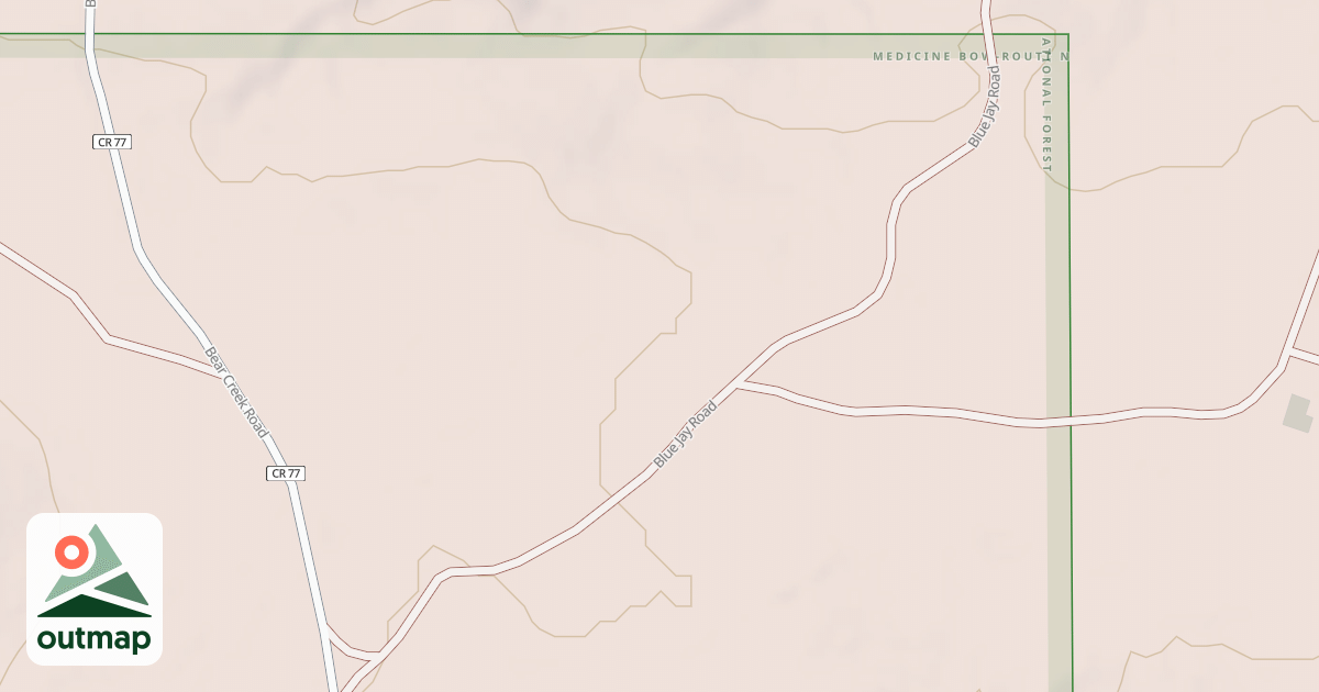 Map of BLUE JAY