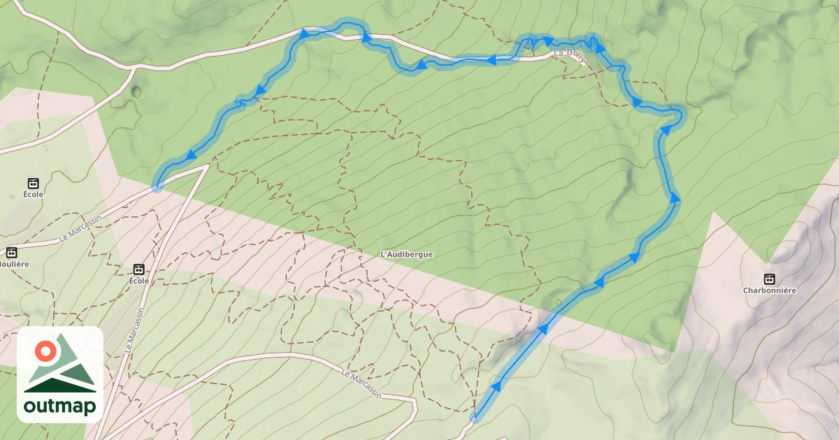 Map of La Charbonnière