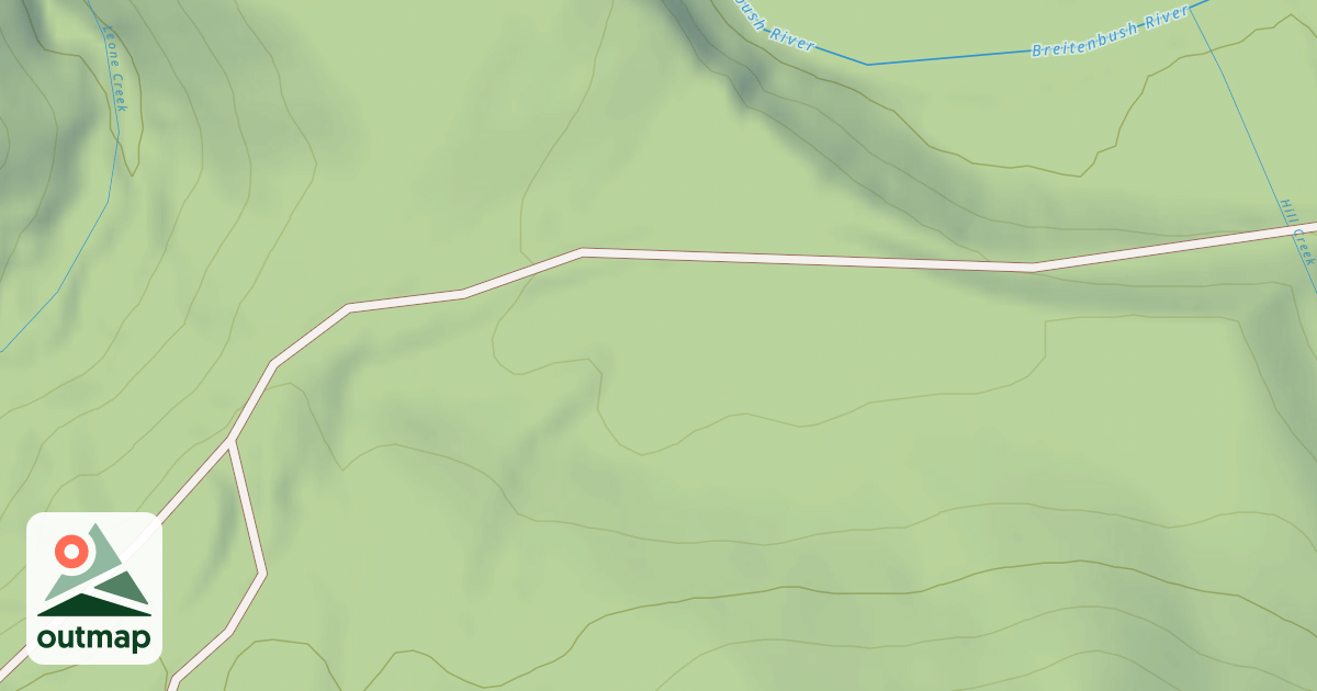 Map of LEONE CREEK ROAD
