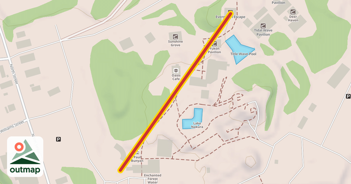 Map of Sky Ride