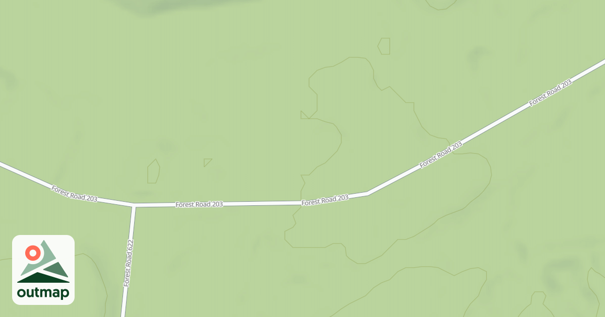 Map of FR 203B