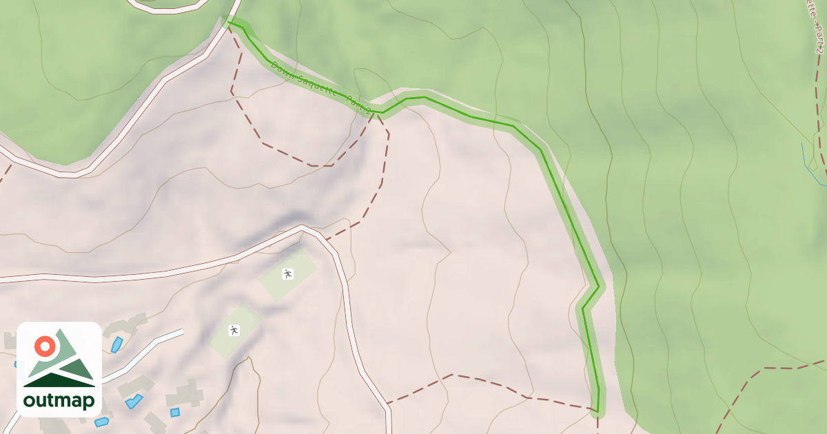 Map of Down Saquette - Part 2