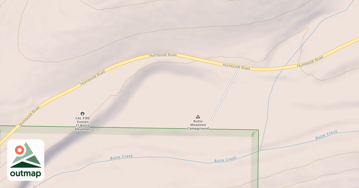 Map of BUTTE MEADOWS CG