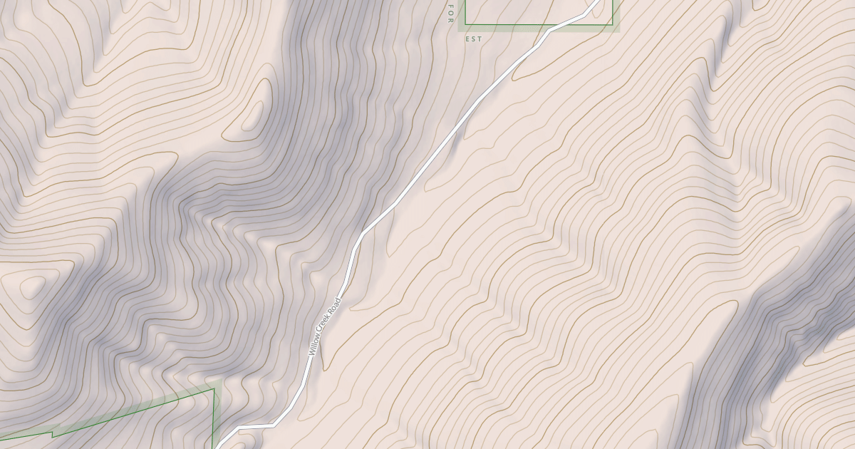 Map preview of WILLOW CR - BEAR PARK