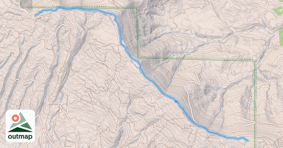 Map of Paul's Trail