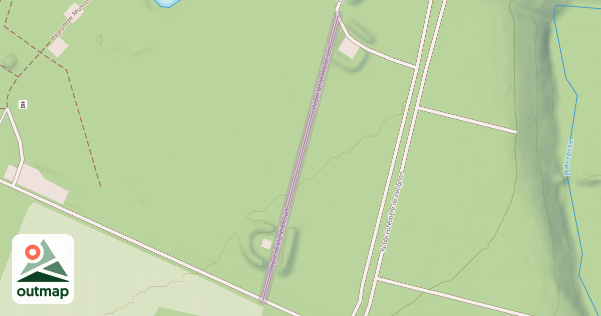 Map of Dépot de Munition Sud