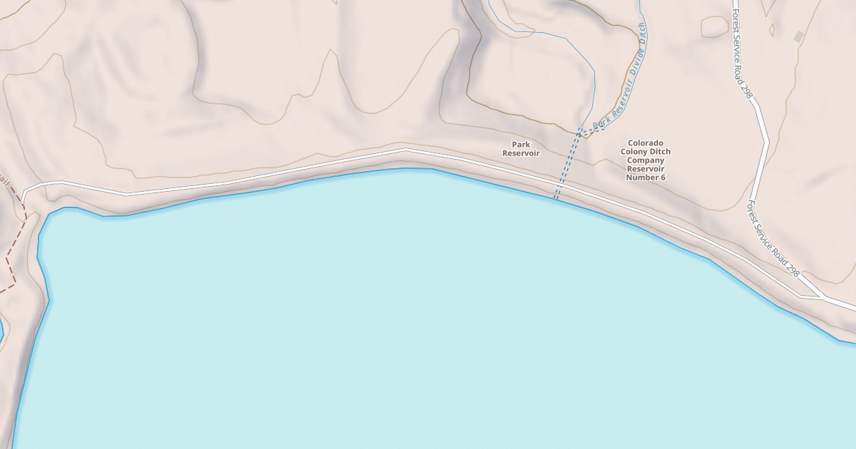 Map preview of PARK RESERVOIR DAM