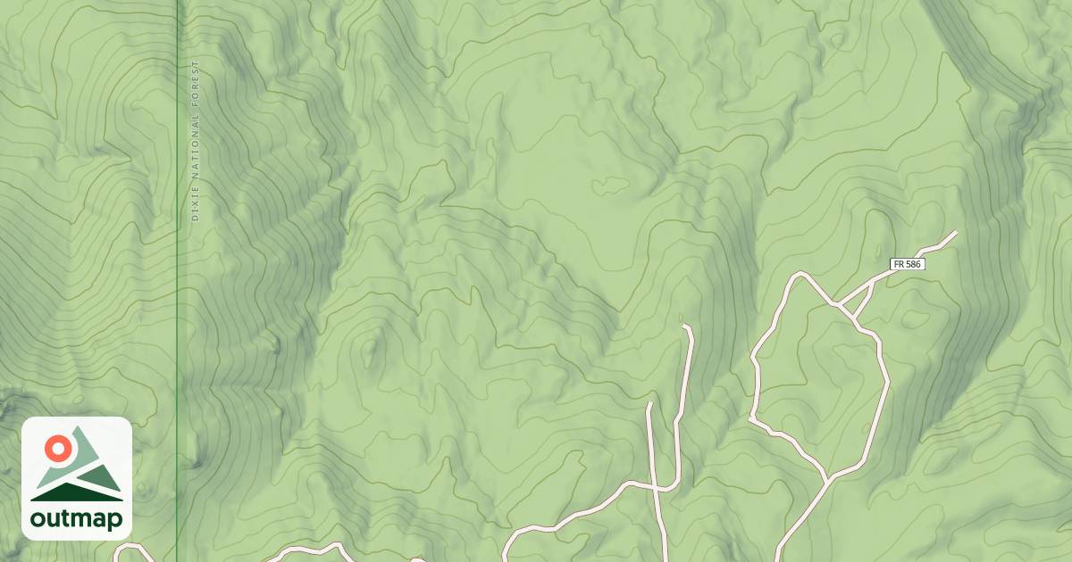 Map of USFS National Forest System Roads {D25B0329-74FC-4E7E-8766-7866E782CFDD}