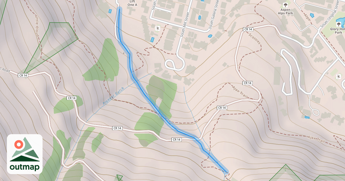Map of Schuss Gully