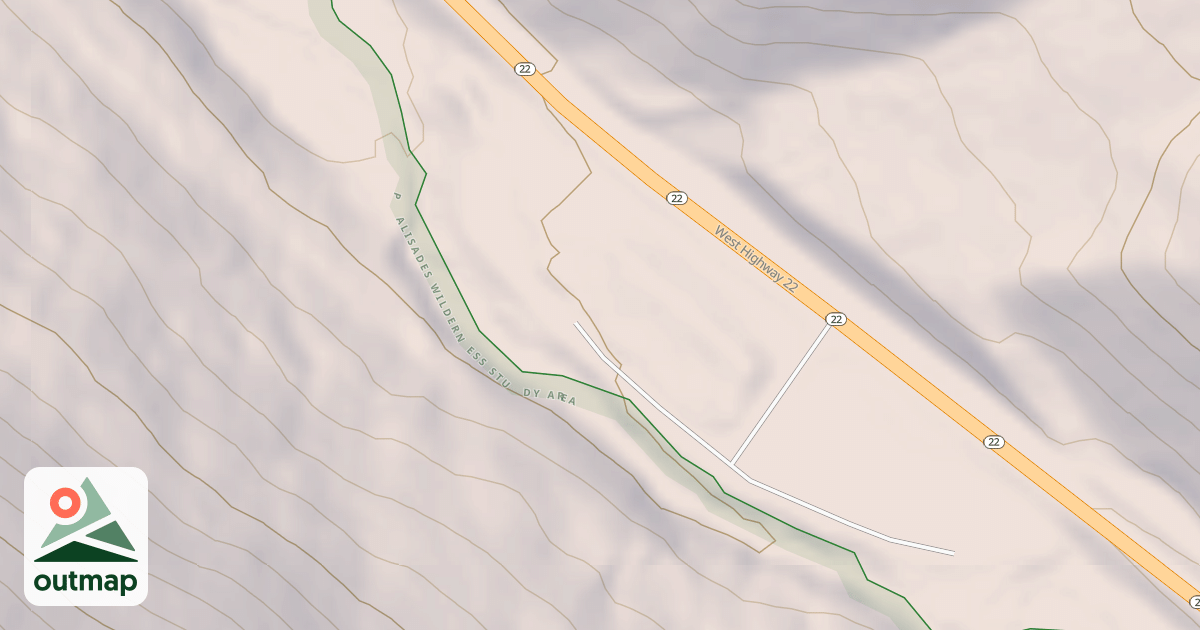 Map of HWY 22 SU