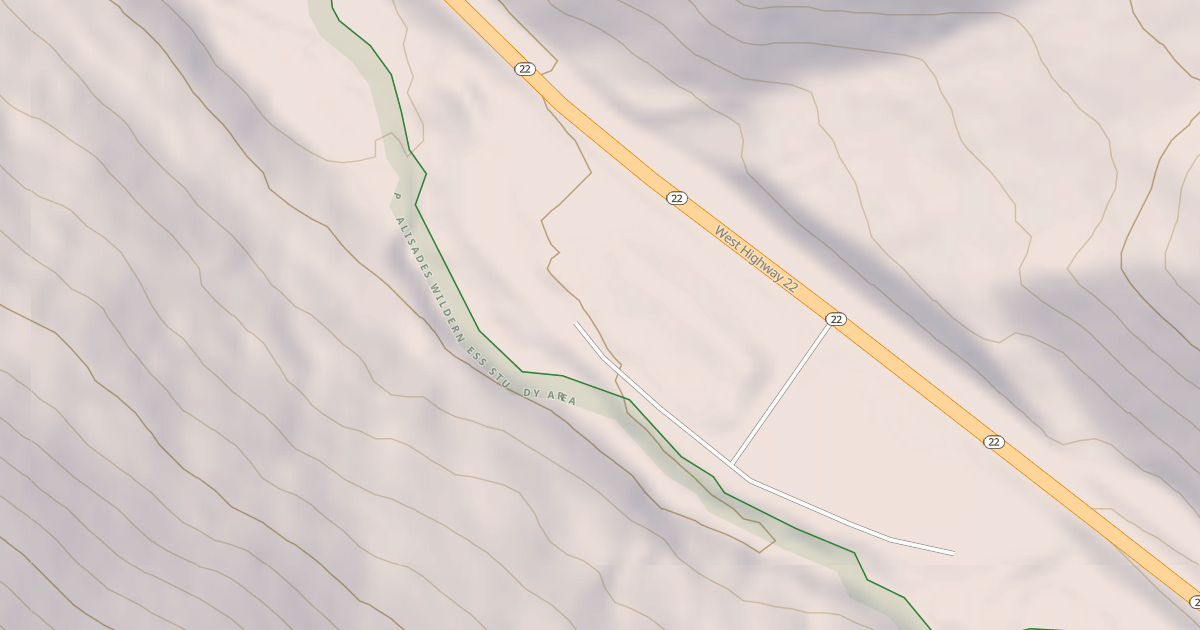 Map preview of HWY 22 SU