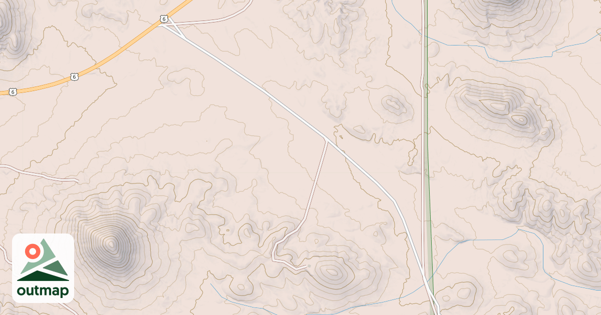 Map of ACCESS TO TEST RANGE