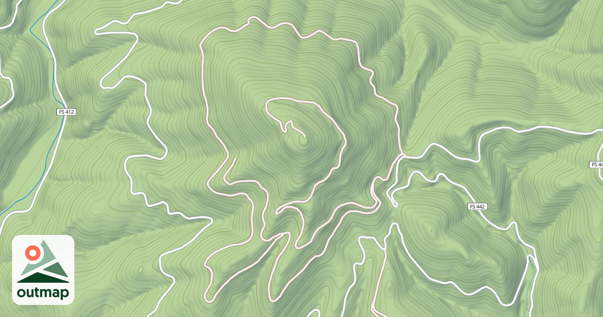 Map of Haystack Loop Ohv