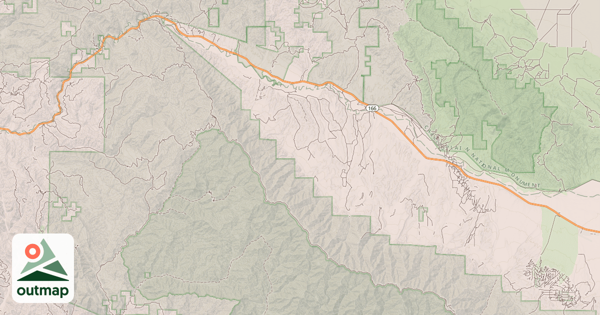 Map of SIERRA MADRE