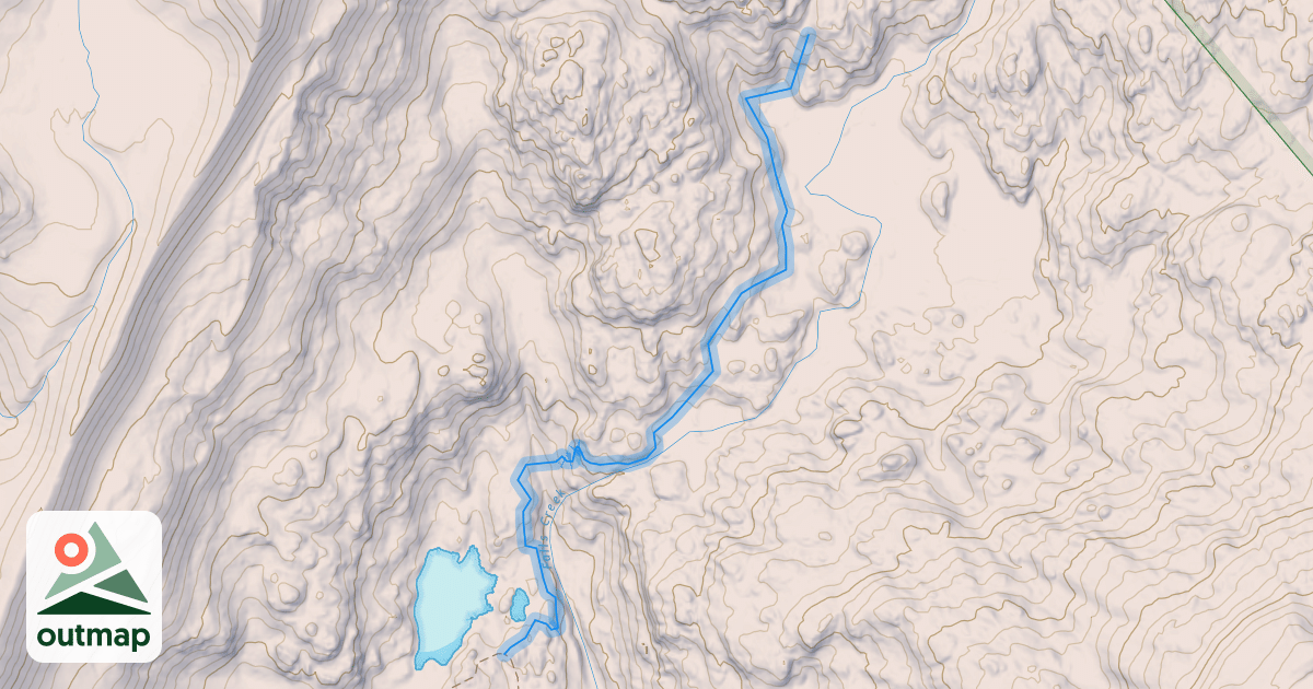 Map of Burnt Lake Trail