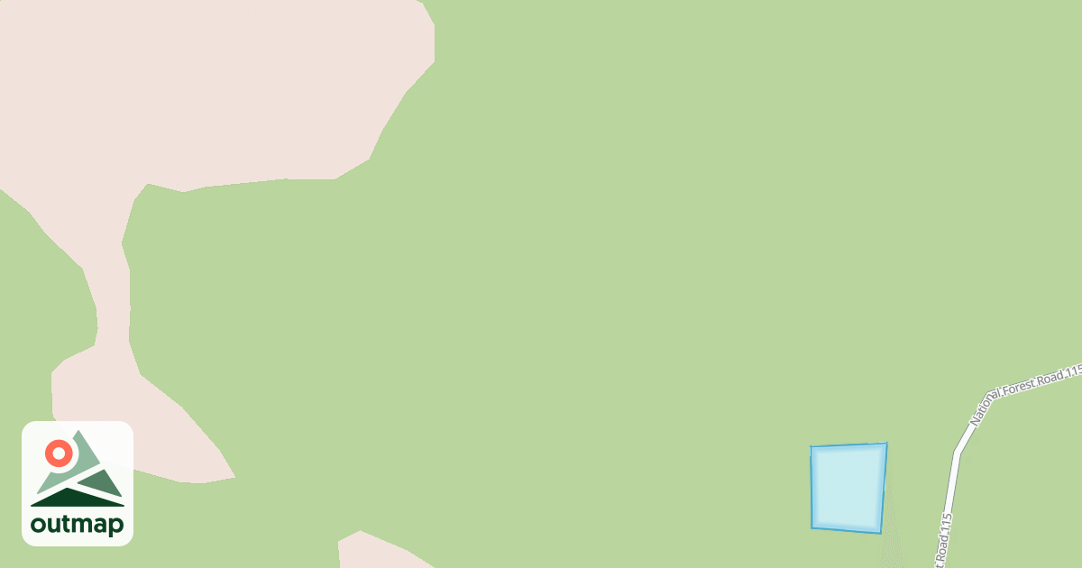 Map of USFS Motor Vehicle Use Map Roads {69592445-CF89-457B-AE75-A8823C5D5D23}