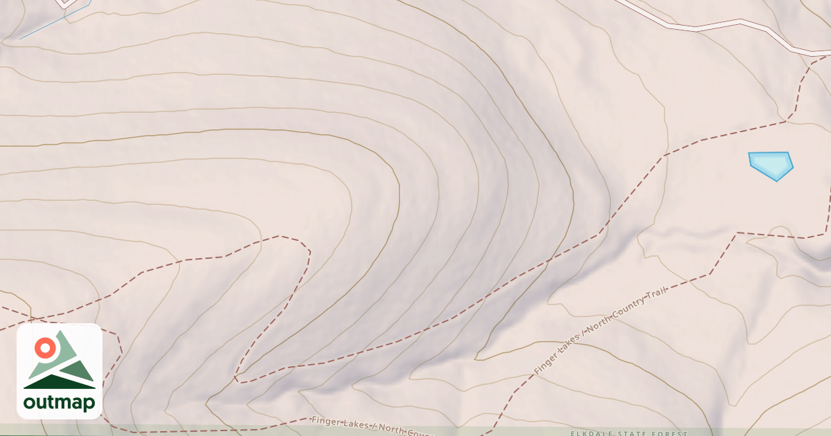 Map of Snowmobile/horse Trail