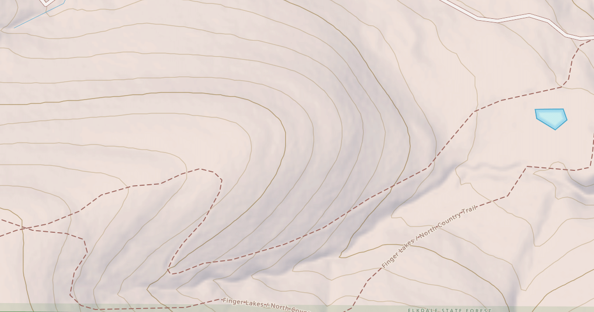 Map preview of Snowmobile/horse Trail
