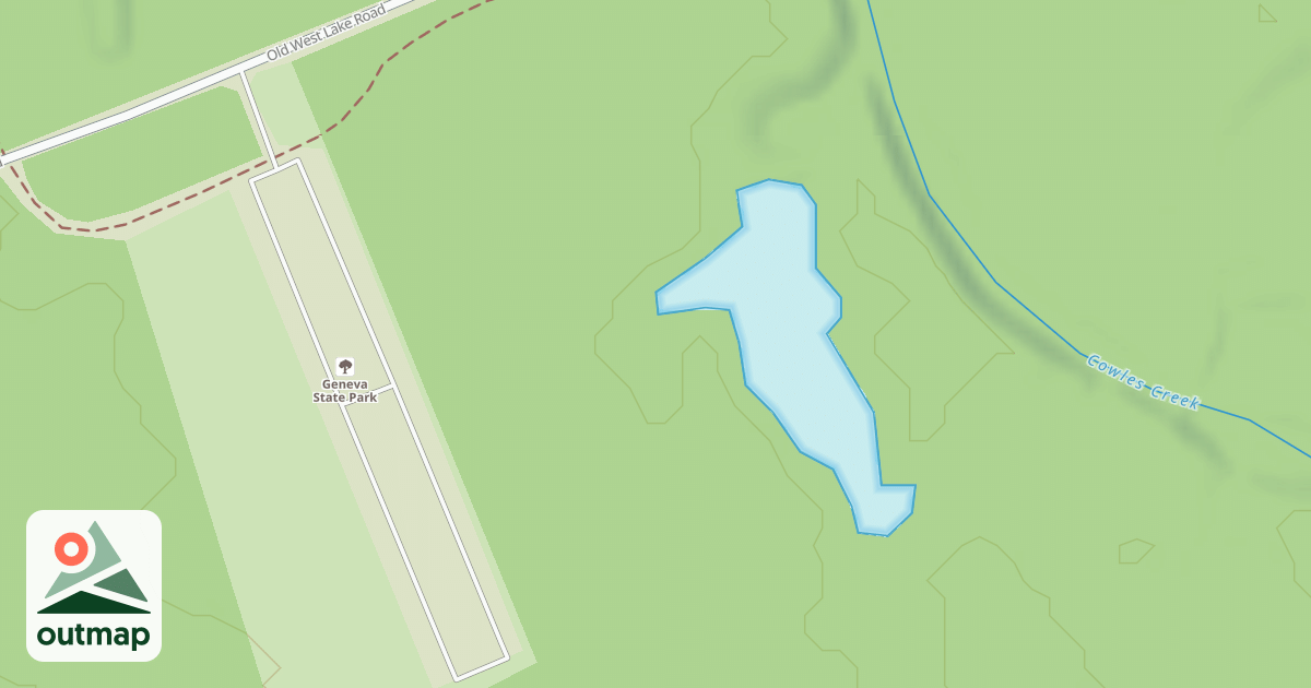 Map of Yellow (Hiking And Snowmobile)