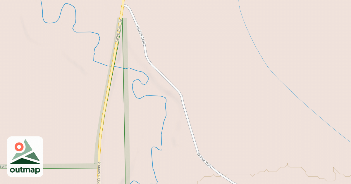 Map of Warroad/Roseau Trails